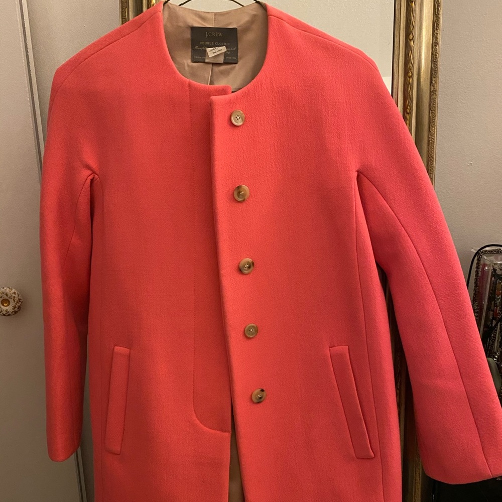 J Crew Double Cloth wool ‘Sabrina’ coat